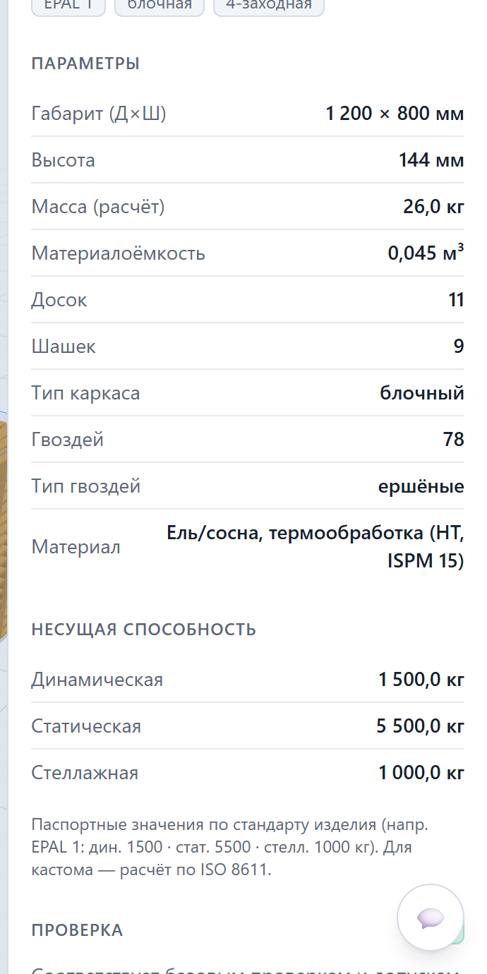 Блок распределения веса с центром тяжести и нагрузкой на оси